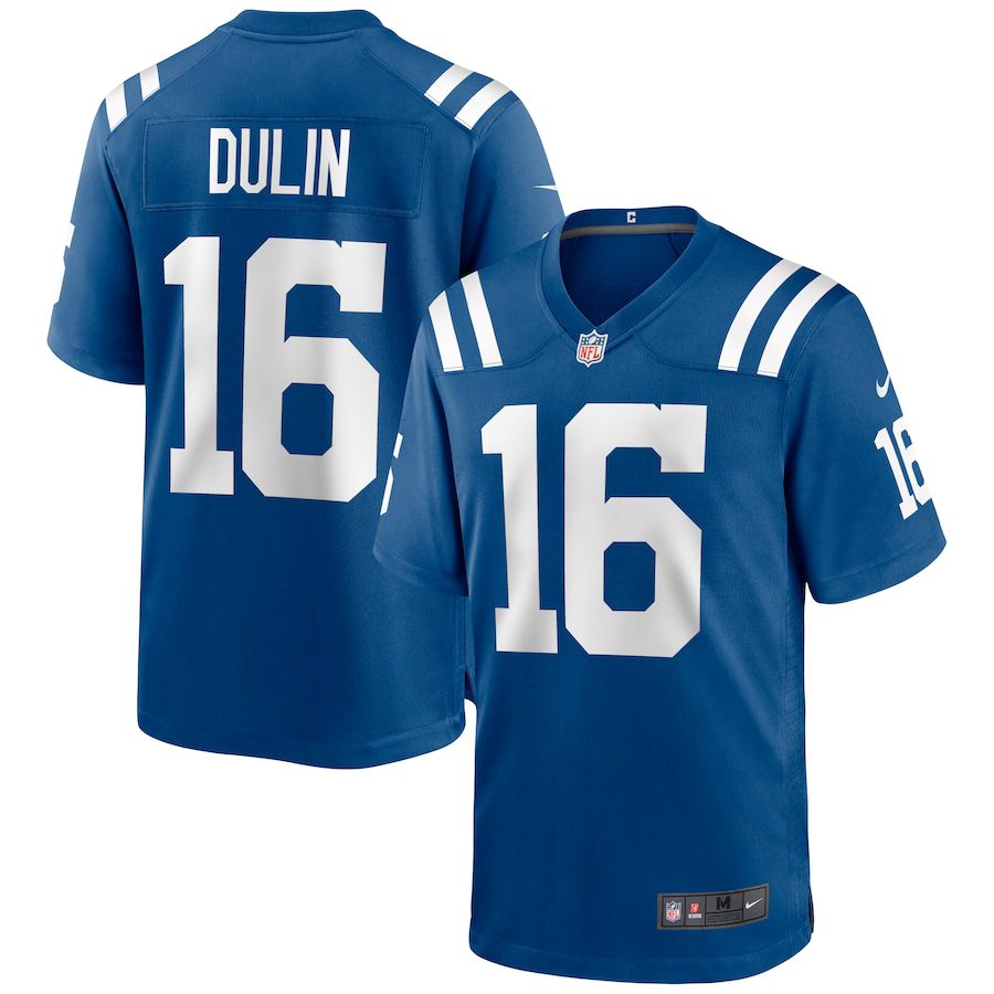Men Indianapolis Colts 16 Ashton Dulin Nike Royal Game NFL Jersey
